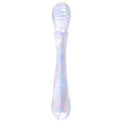 LoveToy Gode en Verre Twin Pleasures 20 x 3.6cm Transparent